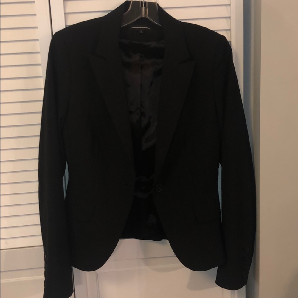 Express design studio blazer black size 4